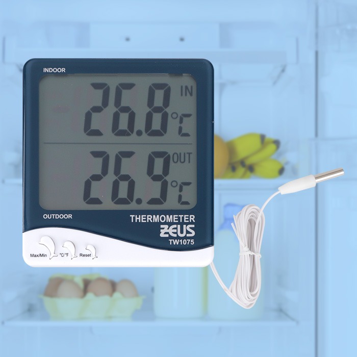 제우스 TW1075 점보(대화면) 냉장고 온도계
